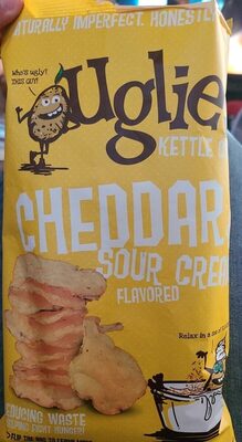 Cheddar & Sour Cream Flavored Kettle Chips, Cheddar & Sour Cream