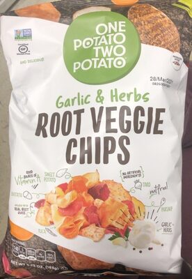 Garlic & Herbs Root Veggie Chips, Garlic & Herbs