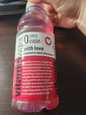 Zero Sugar Raspberry Dark Chocolate Nutrient Enhanced Water Beverage, Raspberry; Dark Chocolate