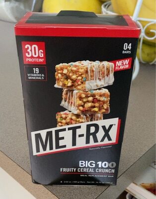 Fruity Cereal Crunch Flavored Meal Replacement Bars, Fruity Cereal Crunch