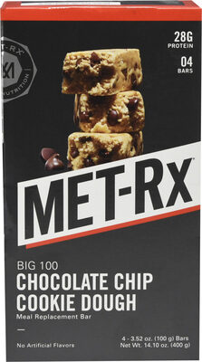 Meal Replacement Bar, Chocolate Chip Cookie Dough