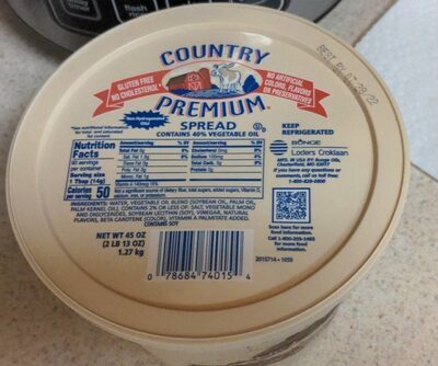 Bunge Country Premium Spread, 45 Oz