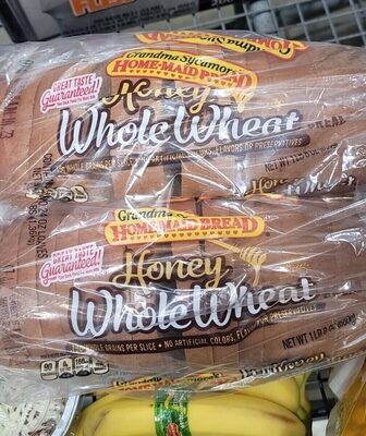 Honey Whole Wheat Bread, Honey Whole Wheat