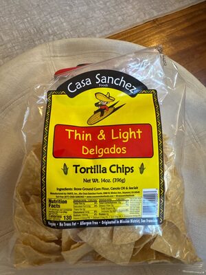 Tortilla Chips, Thin & Light Delgados