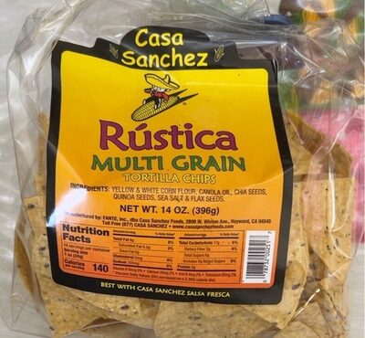 Multi Grain Tortilla Chips, Multi Grain