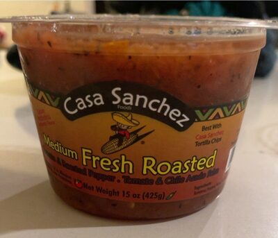 Medium Fresh Tomato & Roasted Pepper Salsa, Medium Fresh Tomato & Roasted Pepper