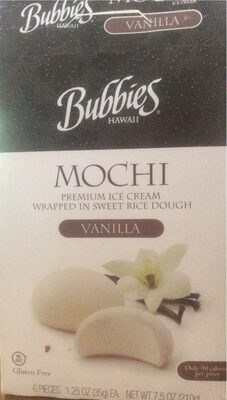 Madagascar Vanilla Wrapped In Sweet Mochi Ice Cream, Madagascar Vanilla
