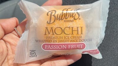 Passion Fruit Mochi Premium Ice Cream, Passion Fruit