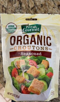 Seasoned Organic Croutons, Seasoned