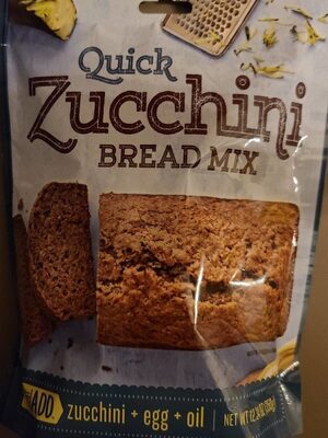 Zucchini Quick Bread Mix, Zucchini