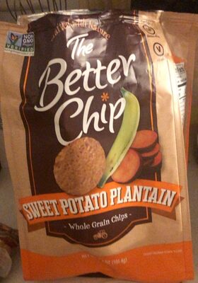 Sweet Potato Plantain Whole Grain Chips, Sweet Potato Plantain