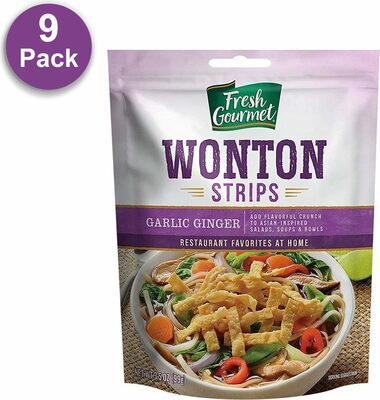 Wonton Strips, Garlic Ginger