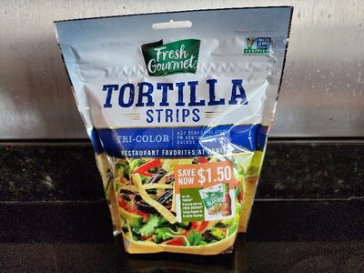 Tri-Color Tortilla Strips, Tri-Color