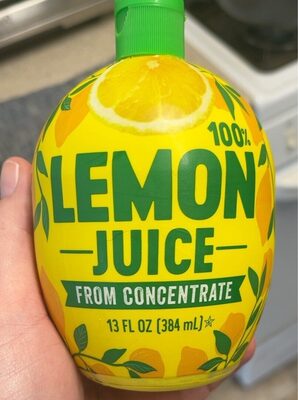100% Lemon Juice From Concentrate, Lemon