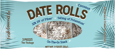 Coconut & Almond Date Rolls, Coconut & Almond
