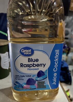 Blue Raspberry Juice Cocktail, Blue Raspberry