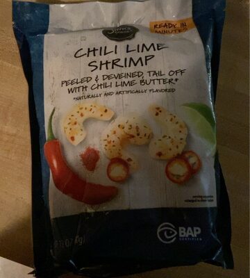 Peeled, Deveined, Tail On Chili Lime Shrimp With Chili Lime Butter, Chili Lime Butter