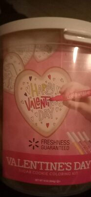 Sugar Valentine's Day Cookie Coloring Kit, Sugar