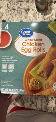 White Meat Chicken Egg Rolls, White Meat