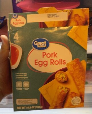 Pork Egg Rolls, Pork