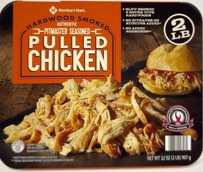 Smokehouse Hardwood Smoked Authentic Pitmaster Seasoned Pulled Chicken, Smokehouse
