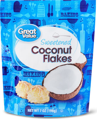 Sweetened Coconut Flakes, Sweetened