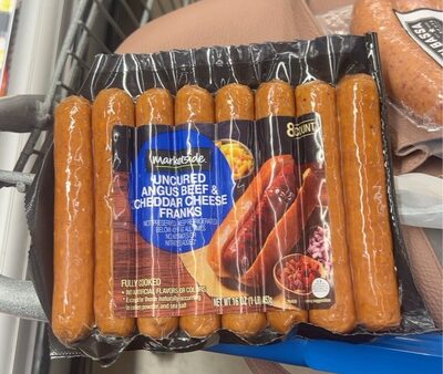 Uncured Angus Beef & Cheddar Cheese Franks, Uncured Angus Beef & Cheddar Cheese