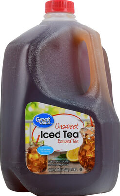 Unsweet Brewed Iced Tea, Unsweet