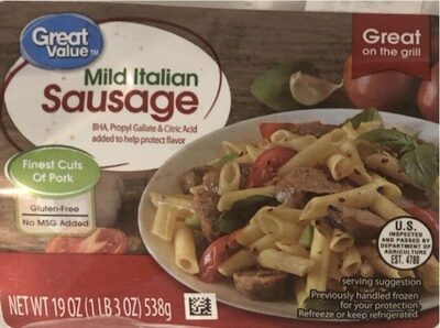 Mild Italian Sausage, Mild Italian