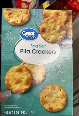 Sea Salt Pita Crackers, Sea Salt