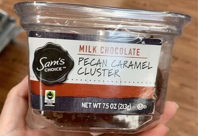 Milk Chocolate Pecan Caramel Cluster, Milk Chocolate Pecan Caramel