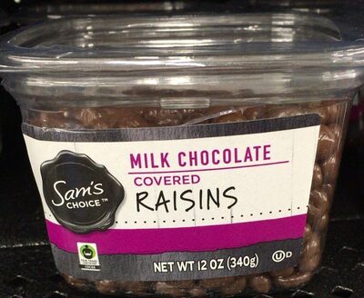 Milk Chocolate Covered Raisins, Milk Chocolate