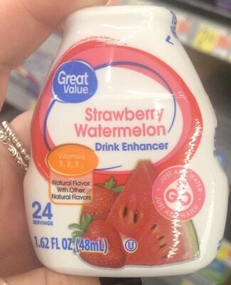Strawberry Watermelon Flavor Drink Enhancer, Strawberry Watermelon