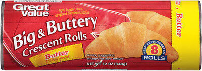 Great Value, Big & Buttery Crescent Rolls