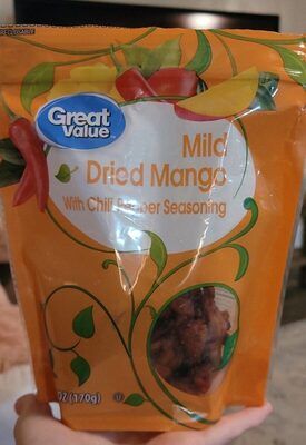 Mild Dried Mango With Chilli Pepper Seasoning, Mild With Chilli Pepper Seasoning