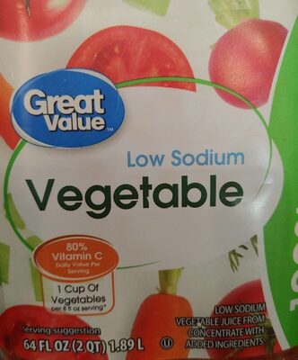 Vegetable Low Sodium Juice, Vegetable