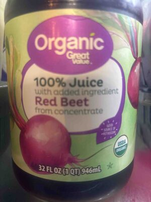 Red Beet Organic Juice, Red Beet