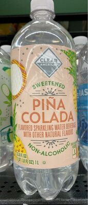 Pina Colada Flavored Sweetened Sparkling Water Beverage, Pina Colada