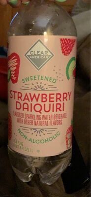 Strawberry Daiquiri Flavored Sweetened Sparkling Water Beverage, Strawberry Daiquiri