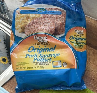 Original Pork Sausage Patties, Original