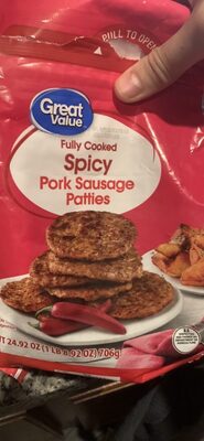 Spicy Pork Sausage Patties, Spicy