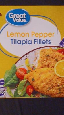 Lemon Pepper Tilapia Fillets, Lemon Pepper