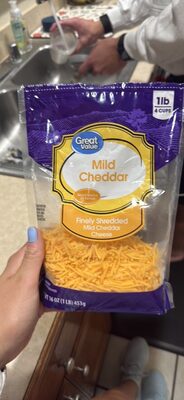 Mild Cheddar Finely Shredded Cheese, Mild Cheddar
