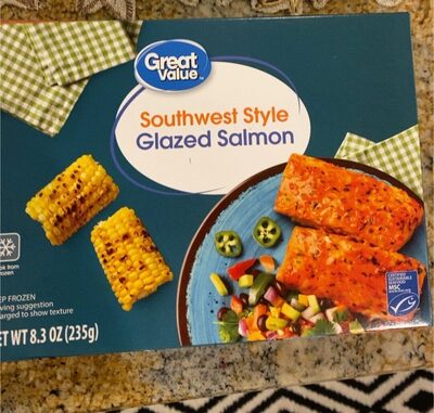 Southwest Style Glazed Salmon, Southwest Style