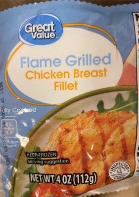 Flame Grilled Chicken Breast Fillet, Flame Grilled