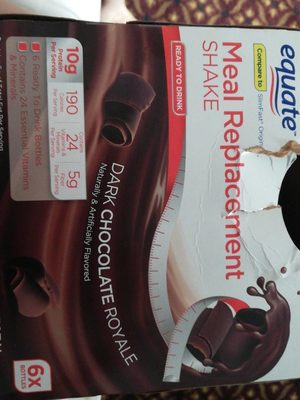 Protein 10 G Meal Replacement Shakes, Dark Chocolate Royale, Dark Chocolate Royale