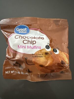 Chocolate Chip Mini Muffins, Chocolate Chip