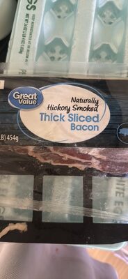 Hickory Smoked Thick Sliced Bacon, Hickory Smoked