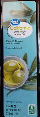 California Extra Virgin Olive Oil, California