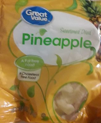 Sweetened Dried Pineapple, Sweetened